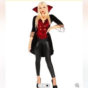 Tipsy Elves Black and Red Vampire Costume NWT